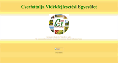 Desktop Screenshot of cserhatalja.eu